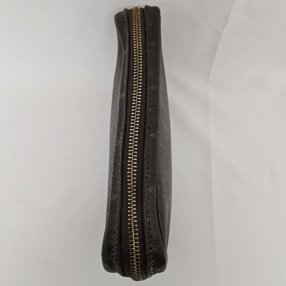 Louis Vuitton Vintage 1991 Marly Clutch In Brown LV Monogram - Picture 9 of 14